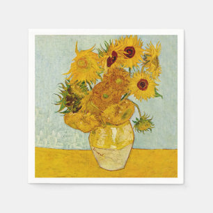 Vincent van Gogh 12 Zonnebloemen impressionist Servet