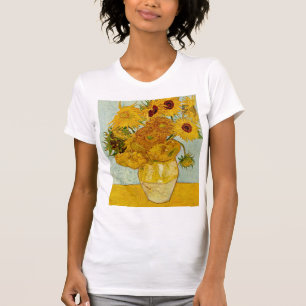 Vincent van Gogh 12 Zonnebloemen impressionist T-shirt