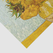 Vincent van Gogh 12 Zonnebloemen impressionist Tissuepapier (Detail)