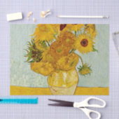Vincent van Gogh 12 Zonnebloemen impressionist Tissuepapier (Craft)
