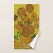 Vincent Van Gogh 15 Peinture de tournesols (Serviette à main)