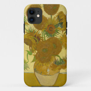 Vincent Van Gogh 15 zonnebloemen schilderen iPhone 11 Hoesje