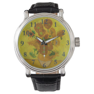 Vincent Van Gogh 15 zonnebloemen schilderen Horloge