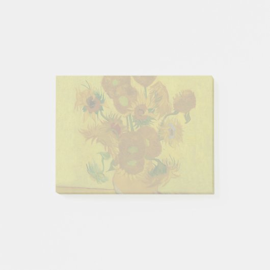 Vincent Van Gogh 15 zonnebloemen schilderen Post-it® Notes (Voorkant)