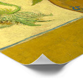 Vincent Van Gogh 15 zonnebloemen schilderen Poster (Hoek)