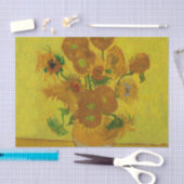 Vincent Van Gogh 15 zonnebloemen schilderen Tissuepapier (Craft)