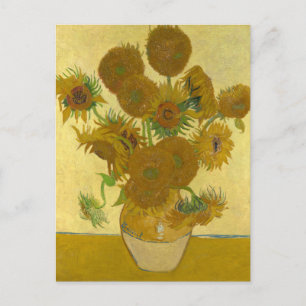 Vincent Van Gogh 15 Zonnebloemen Schilderij Briefkaart
