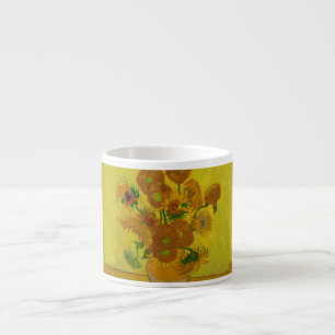 Vincent Van Gogh 15 Zonnebloemen Schilderij Espresso Kop