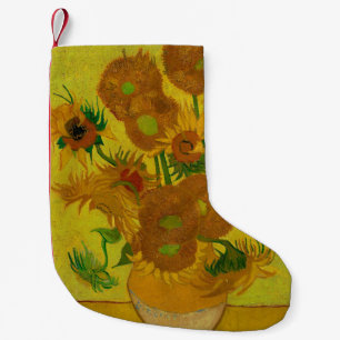 Vincent Van Gogh 15 Zonnebloemen Schilderij Kleine Kerstsok