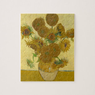 Vincent Van Gogh 15 Zonnebloemen Schilderij Legpuzzel