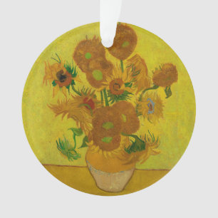 Vincent Van Gogh 15 Zonnebloemen Schilderij Ornament