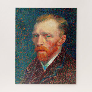 Vincent Van Gogh 1887 Self Portrait op Blue Legpuzzel