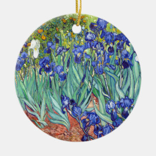 Vincent van Gogh 1889 Irises Keramisch Ornament