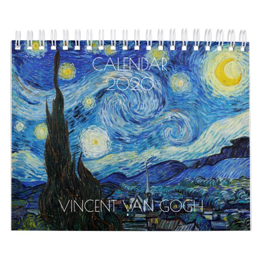 VINCENT VAN GOGH 2020 CALENDAR KALENDER (Hoes)