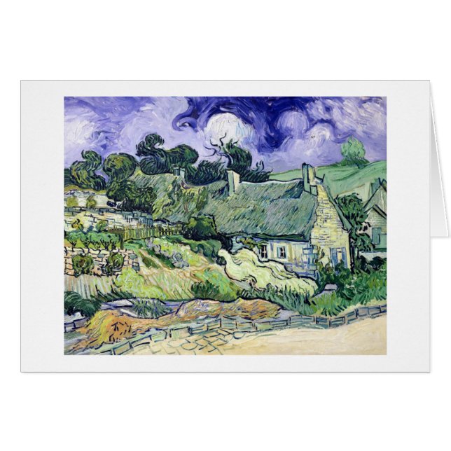 Vincent van Gogh | a couvert des cottages de (Devant horizontal)