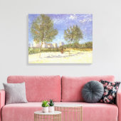 Vincent van Gogh - Aan de rand van Parijs Canvas Afdruk (Insitu (Woonkamer))