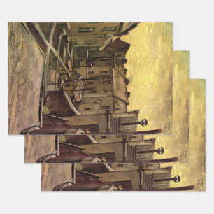 Vincent van Gogh, Achtertuin van oude huizen, Antw Inpakpapier Vel