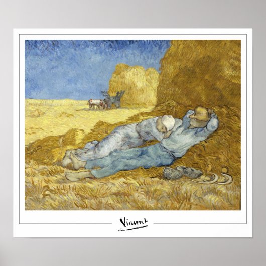 Vincent Van Gogh Affiche d'art de Zedign #38 (Devant)