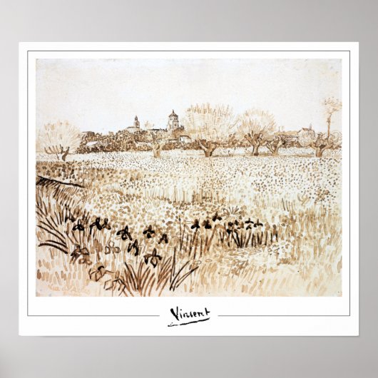 Vincent Van Gogh Affiche d'art Zedign #206 (Devant)