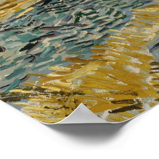 Vincent van Gogh, afgesloten veld met ploegman Poster (Hoek)