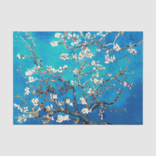 Vincent Van Gogh Almond Blossom Bright Turquoise Tissuepapier