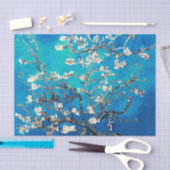 Vincent Van Gogh Almond Blossom Bright Turquoise Tissuepapier (Craft)