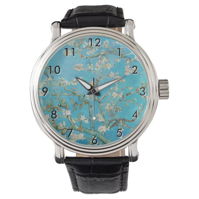 Vincent van Gogh - Almond Blossom Horloge (Voorkant)