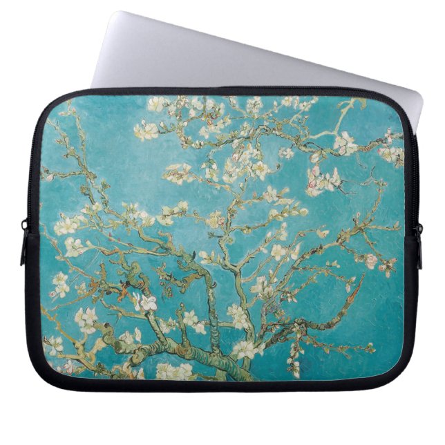 vincent van gogh almond blossom laptop sleeve (Voorkant)