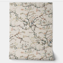 Vincent Van Gogh Almond Blossom on Vintage White
