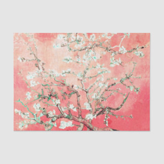 Vincent Van Gogh Almond Blossom Pinky Peach Tissuepapier