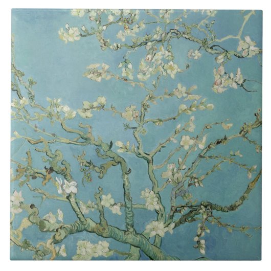 Vincent van Gogh - Almond Blossom Tegeltje (Voorkant)