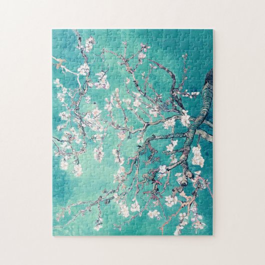 Vincent Van Gogh Almond Blossom Turquoise Legpuzzel (Verticaal)