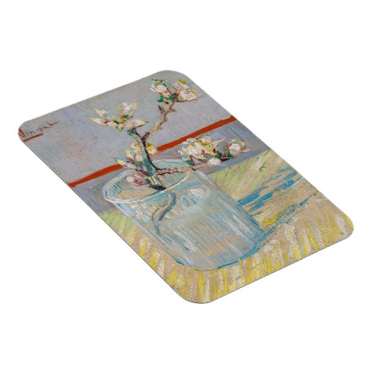 Vincent van Gogh - Almond Branch in een glas Magneet (Rechterzijde)