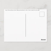 Vincent van Gogh - Amandelbloesem in een Glas Briefkaart (Achterkant)