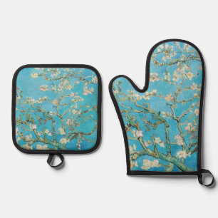 Vincent van Gogh - Amandelbloesem Ovenwant & Pannenlap Set