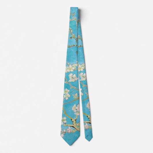 Vincent van Gogh - Amandelbloesem Stropdas (Voorkant)