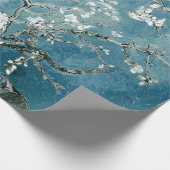 Vincent Van Gogh Amandelbloesem Zachte Teal Cadeaupapier (Hoek)