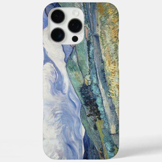 Vincent Van Gogh  Art Monogrammed Landscape Case-Mate iPhone Case (Achterkant)