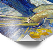 Vincent van Gogh Auto-portrait Starry Night Poster (Coin)