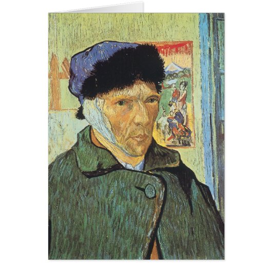 Vincent van Gogh - Autoportrait avec l'oreille ban (Devant)