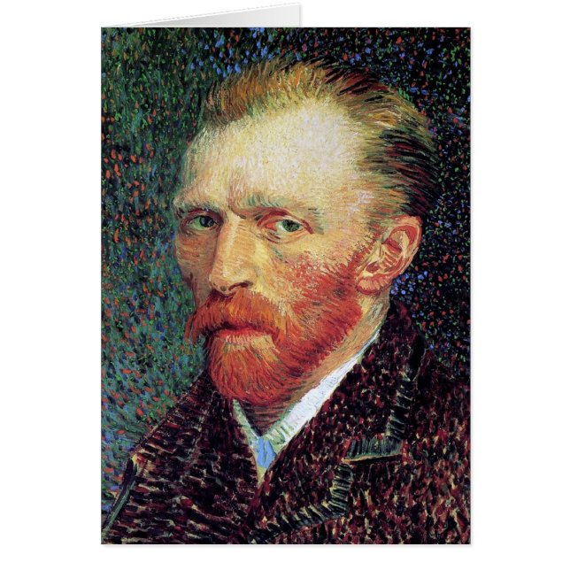 Vincent Van Gogh - Autoportrait de style pointilli (Devant)