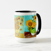 Vincent Van Gogh - Autoportrait & Sunflower Mug (Devant droit)
