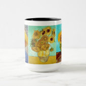 Vincent Van Gogh - Autoportrait & Sunflowers Mug (Centre)