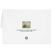 Vincent van Gogh - Bateaux de pêche sur la plage (Dos Horizontal)