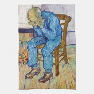 Vincent van Gogh - bij de poort van Eternity Theedoek
