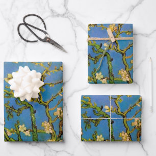 Vincent van Gogh - Bloeiende amandelboom Inpakpapier Vel