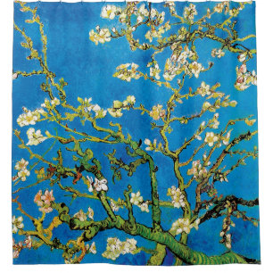 Vincent Van Gogh - Bloeiende amandelboom Kunst Douchegordijn