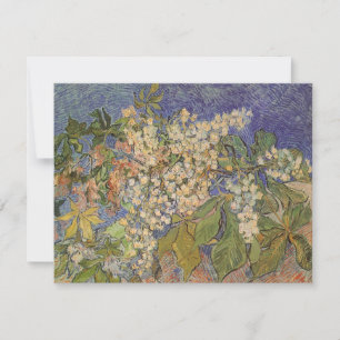 Vincent van Gogh - Bloeiende Kastanje Takken Kaart