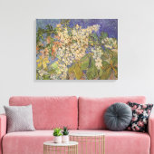 Vincent van Gogh - Bloeiende kastanjebakken Canvas Afdruk (Insitu (Woonkamer))