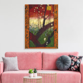 Vincent van Gogh - Bloeiende pruimenboom Canvas Afdruk (Insitu (Woonkamer))